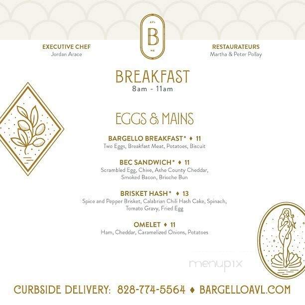 Bargello - Asheville, NC menu_pic