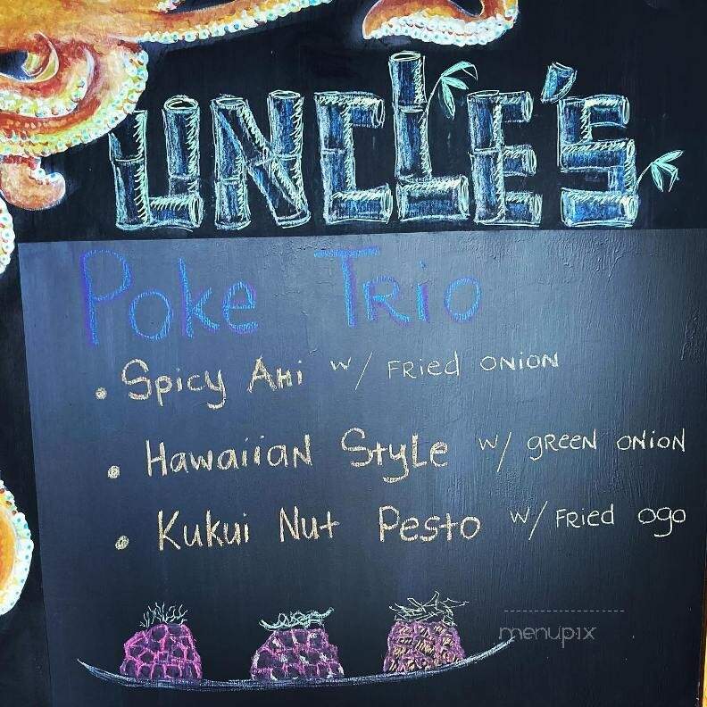 Uncle's Fish Market & Grill - Aiea, HI menu_pic