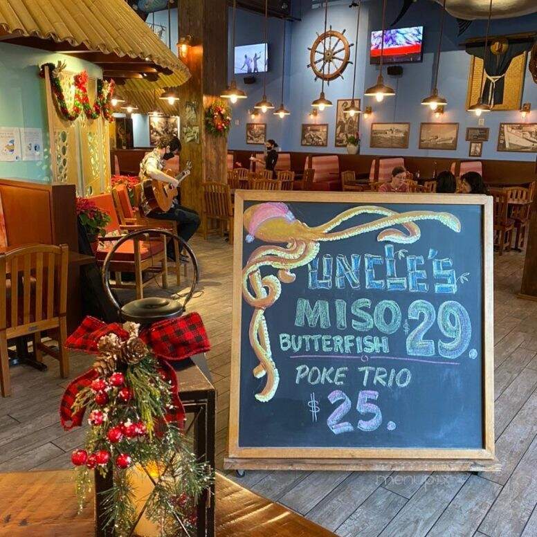 Uncle's Fish Market & Grill - Aiea, HI menu_pic
