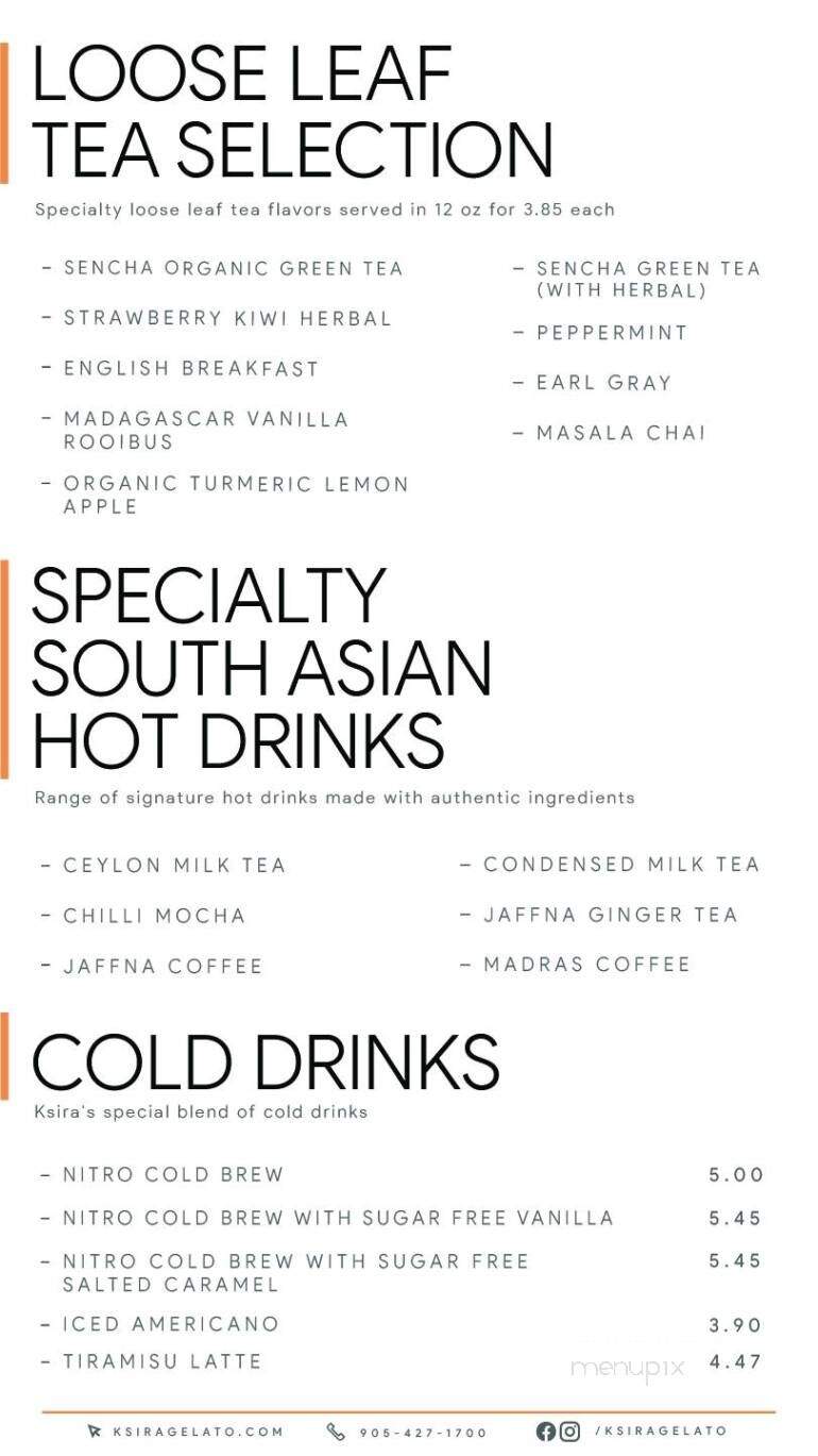 Ksira Gelato - Ajax, ON menu_pic