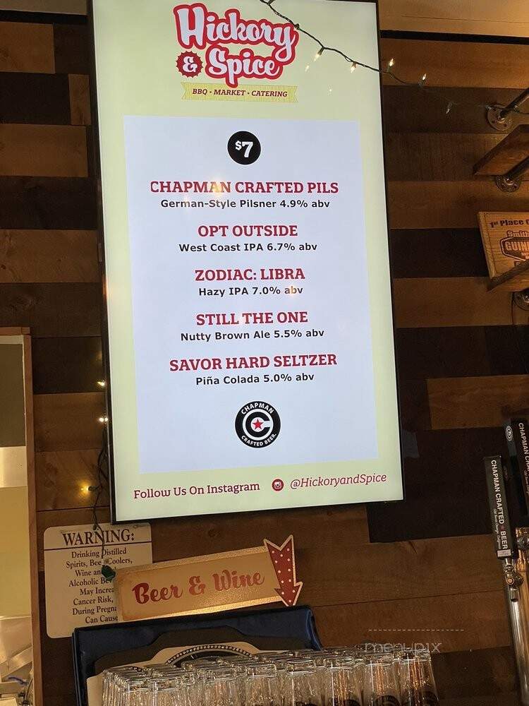 Hickory and Spice BBQ - Orange, CA menu_pic