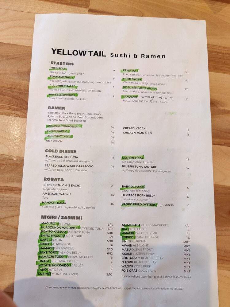 Yellowtail Sushi & Ramen - Pearland, TX