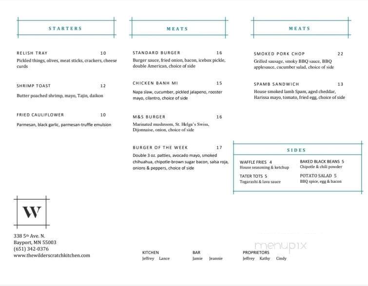 Be Wild Burgers - Saint Croix Falls, WI menu_pic