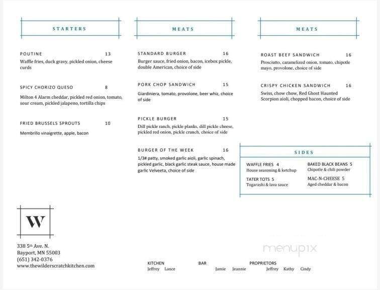 Be Wild Burgers - Saint Croix Falls, WI menu_pic