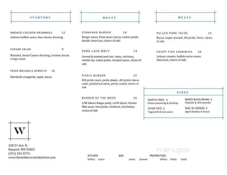 Be Wild Burgers - Saint Croix Falls, WI menu_pic