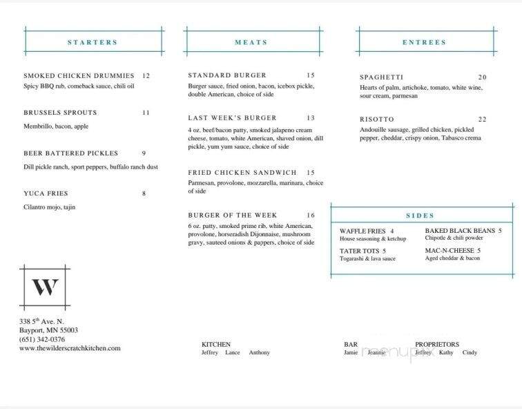 Be Wild Burgers - Saint Croix Falls, WI menu_pic