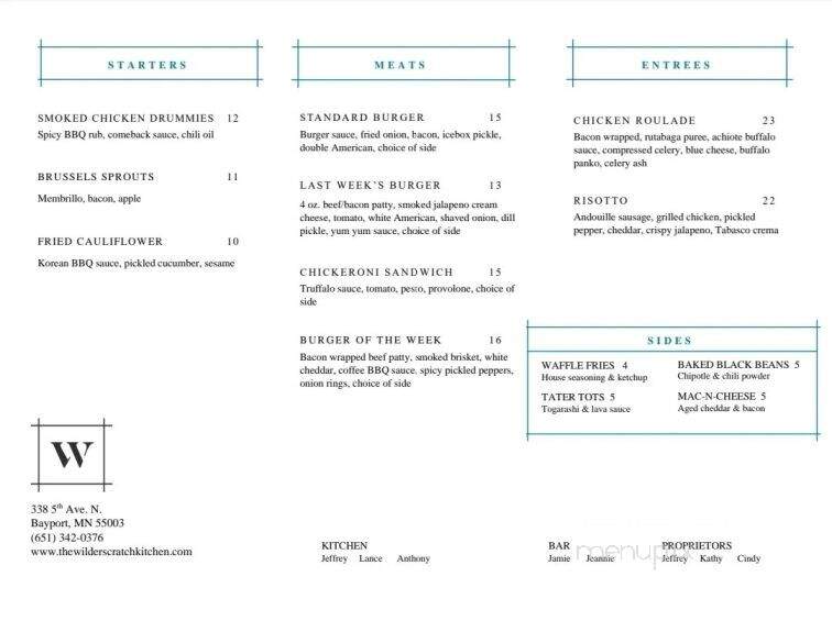 Be Wild Burgers - Saint Croix Falls, WI menu_pic