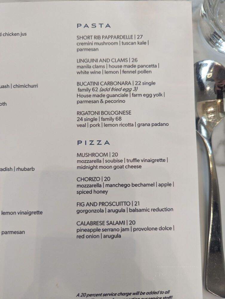 Nineteen 57 Bar & Restaurant - Reno, NV menu_pic