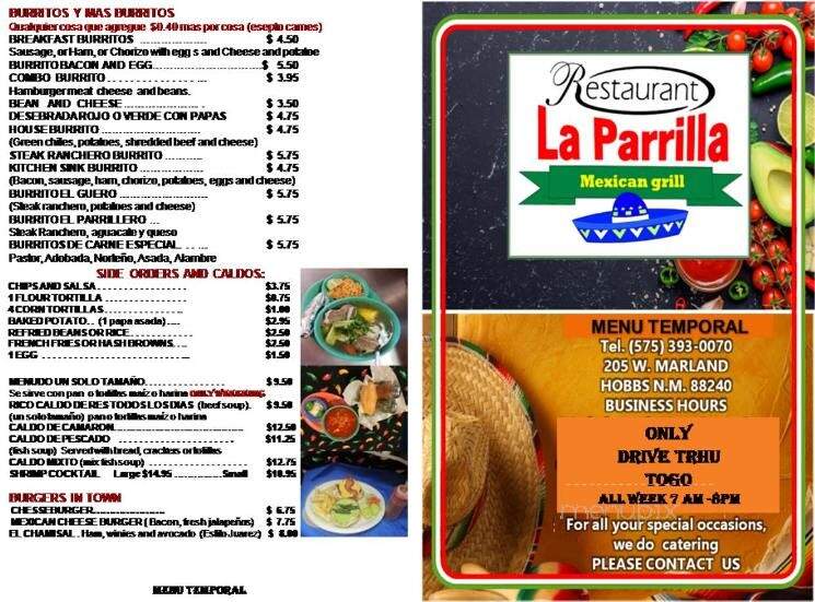 Restaurant La Parrilla Mexican Grill - Hobbs, NM