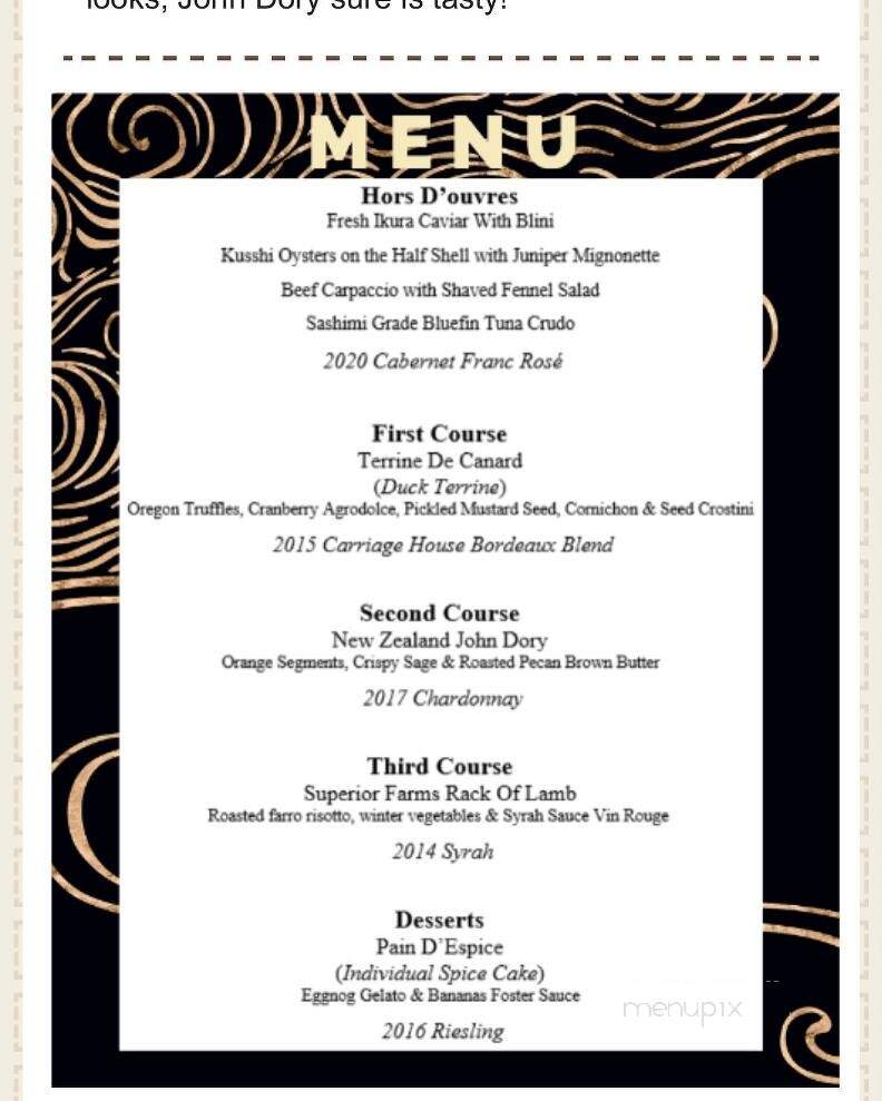 Canyon River Grill - Ellensburg, WA menu_pic