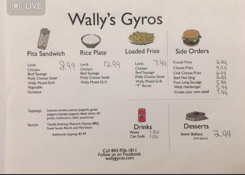 Wally Gyros - Charleston, SC