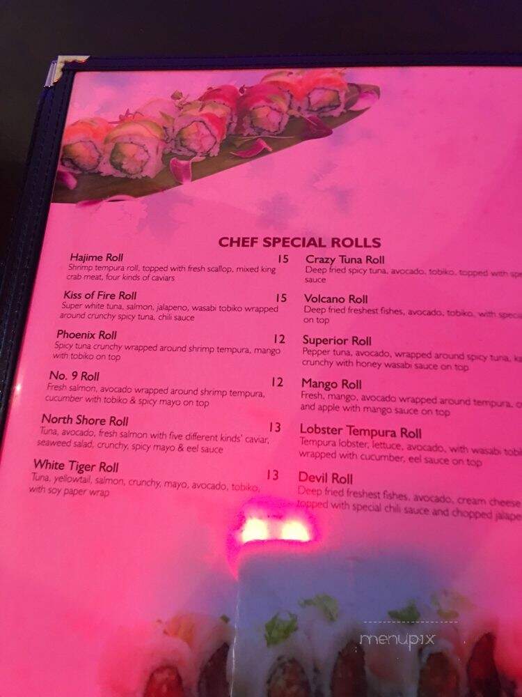 Hajime - Elk River, MN menu_pic
