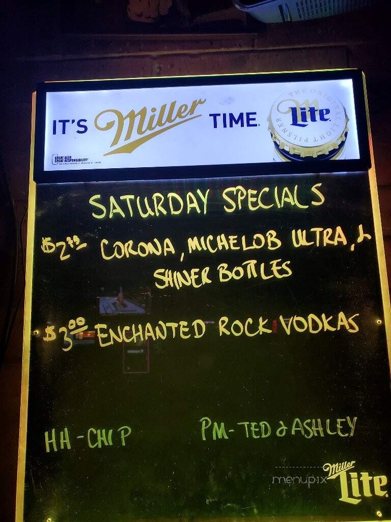 Schooners Sports Bar - San Antonio, TX menu_pic
