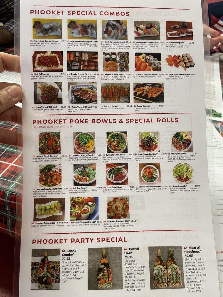 Thai Phooket #3 - Smyrna, TN menu_pic