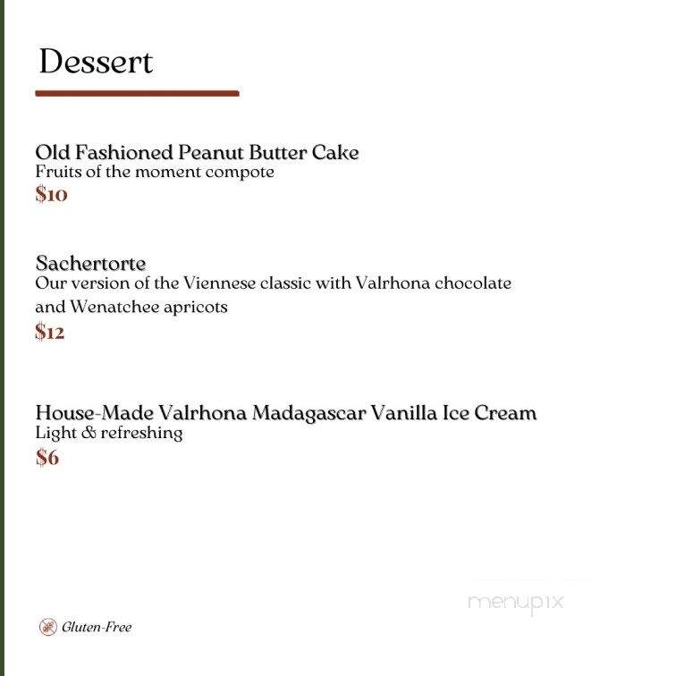 Sybaris - Albany, OR menu_pic