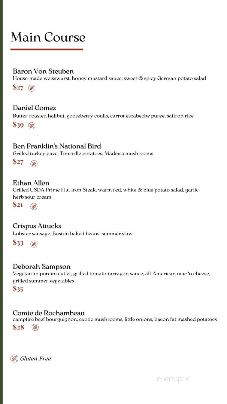 Sybaris - Albany, OR menu_pic