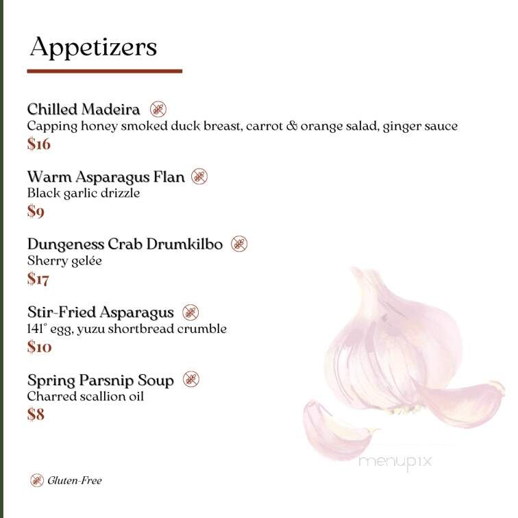 Sybaris - Albany, OR menu_pic