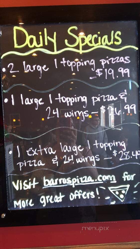 Barro's Pizza - Goodyear, AZ menu_pic