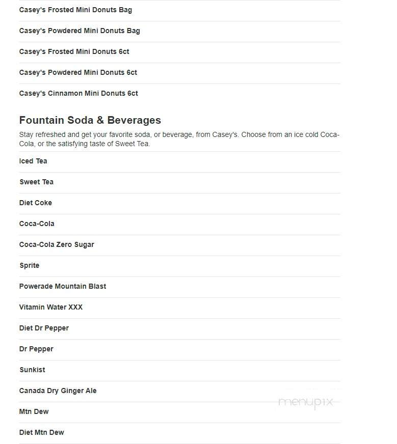 Caseys Carry Out Pizza - Cresco, IA menu_pic