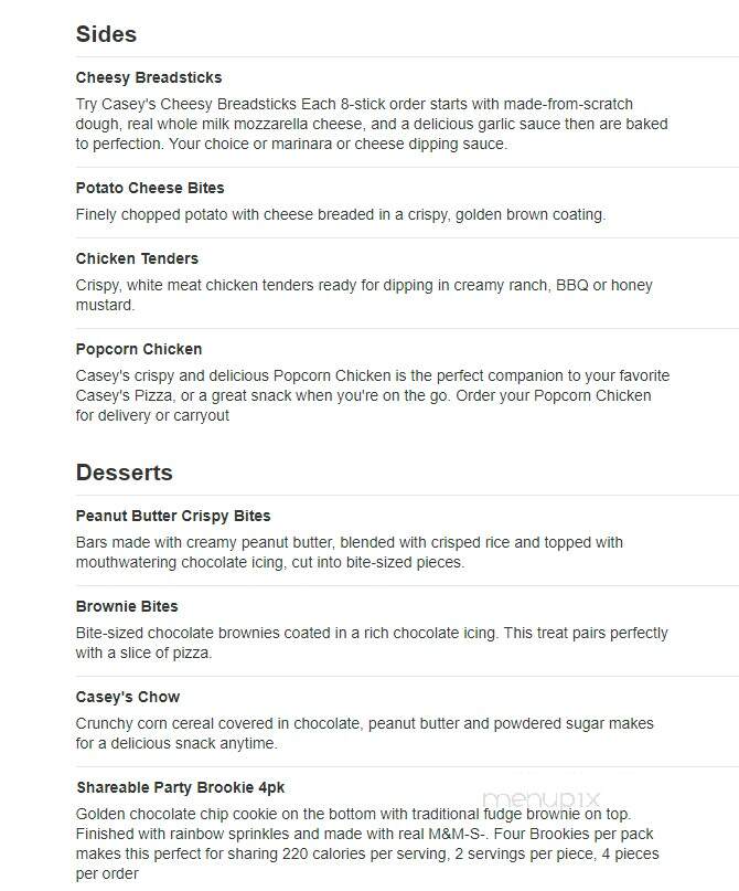 Caseys Carry Out Pizza - Cresco, IA menu_pic