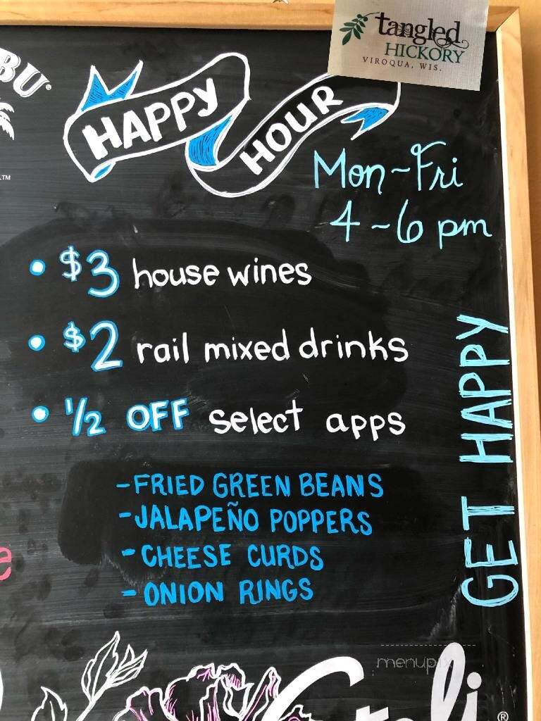 Tangled Hickory Wine Bar - Viroqua, WI menu_pic