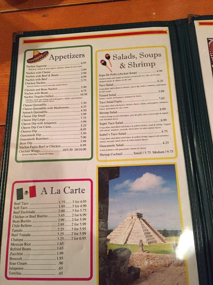 El Tequila - Milledgeville, GA menu_pic