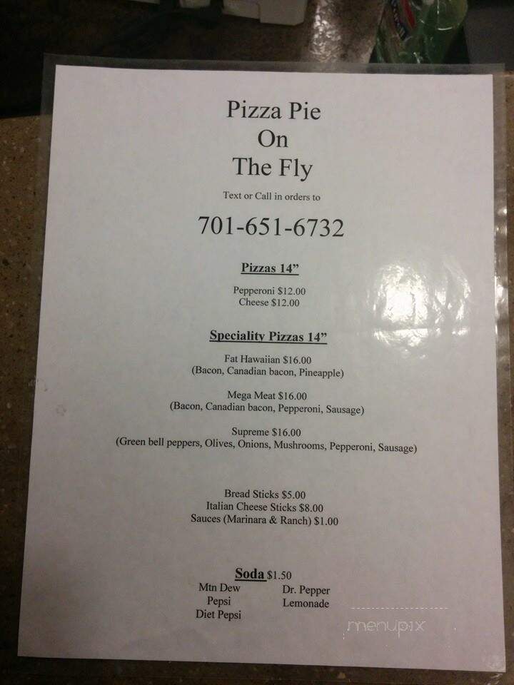Pizza Pie On The Fly - Watford City, ND