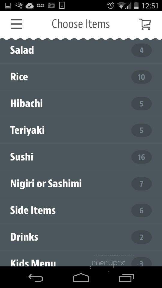 Rising Sun Hibachi - Midlothian, TX menu_pic