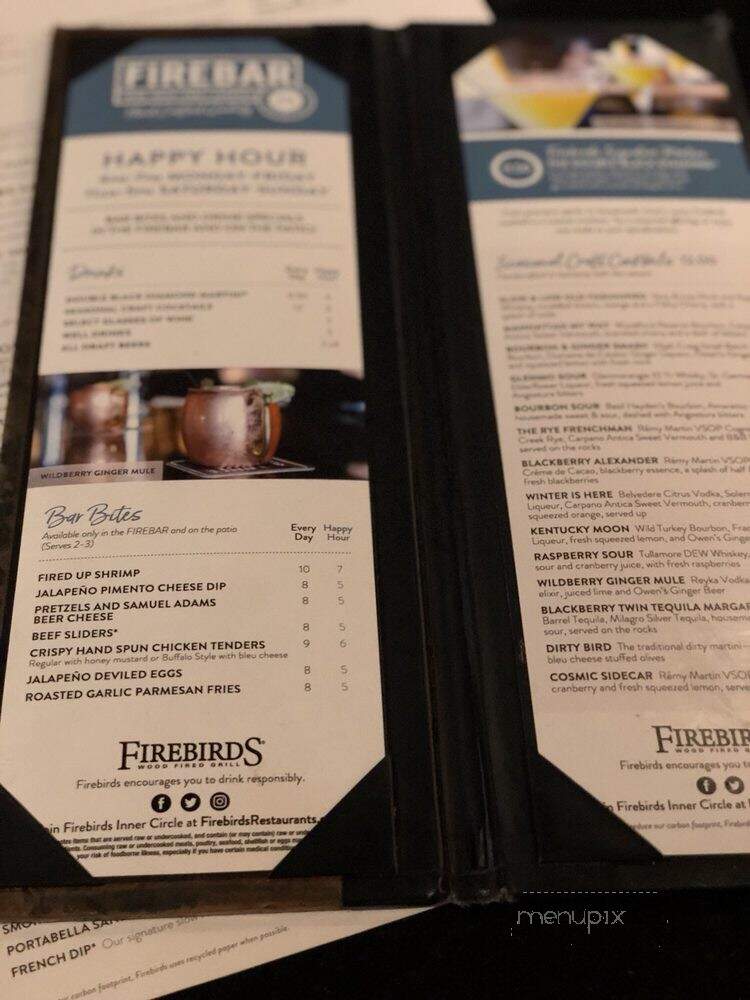 Firebirds Wood Fired Grill - Brentwood, TN menu_pic