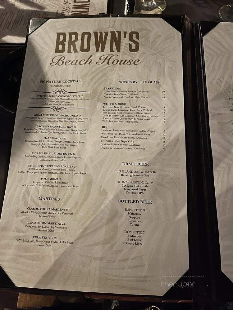 Brown's Beach House Restaurant - Kamuela, HI