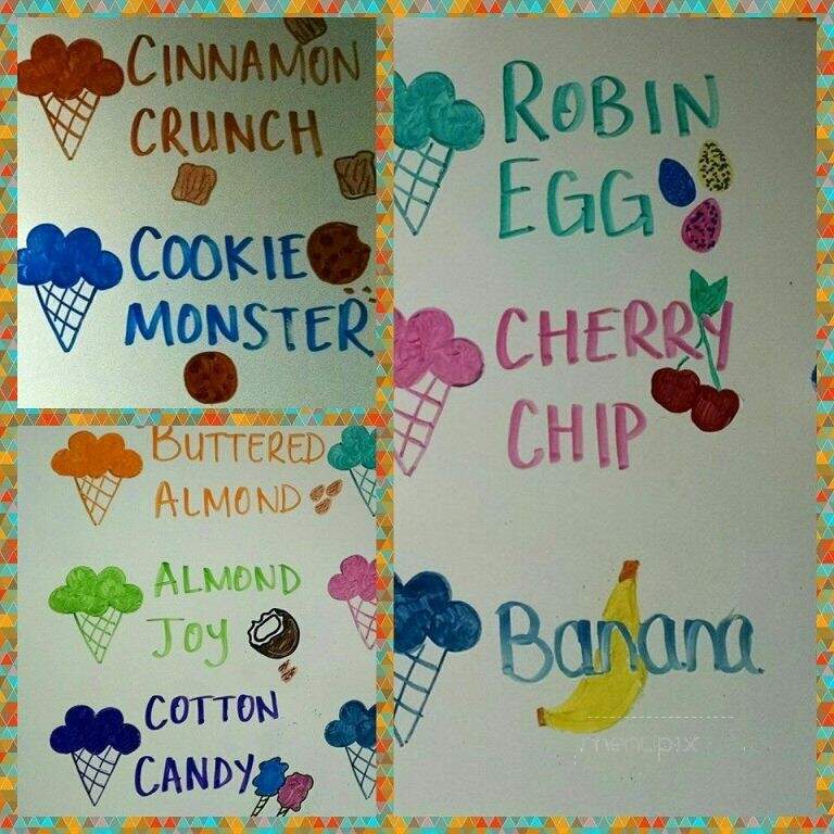 Goose Bros. Ice Cream - Shippensburg, PA menu_pic