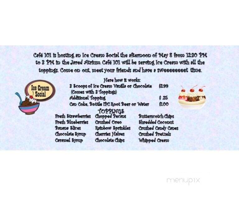 Otc Cafe 101 - Springfield, MO menu_pic