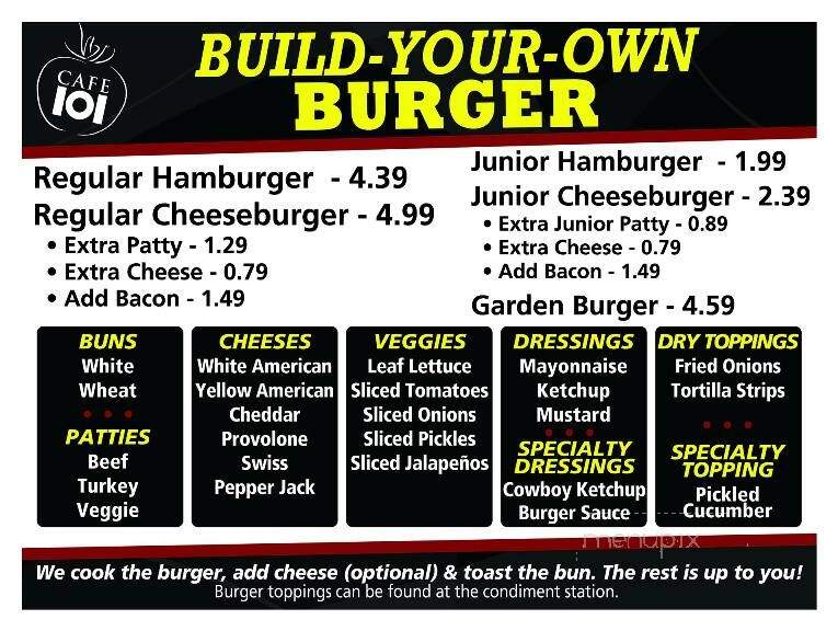 Otc Cafe 101 - Springfield, MO menu_pic