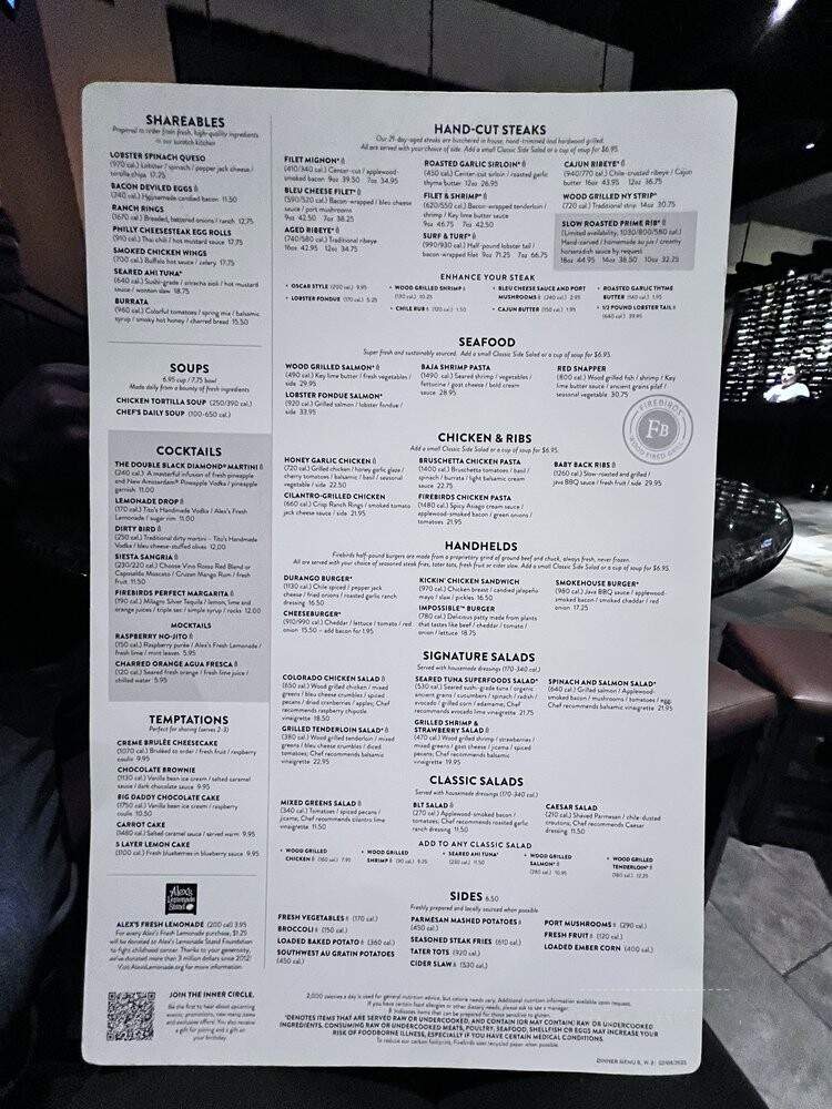 Firebirds Wood Fired Grill - Mason, OH menu_pic