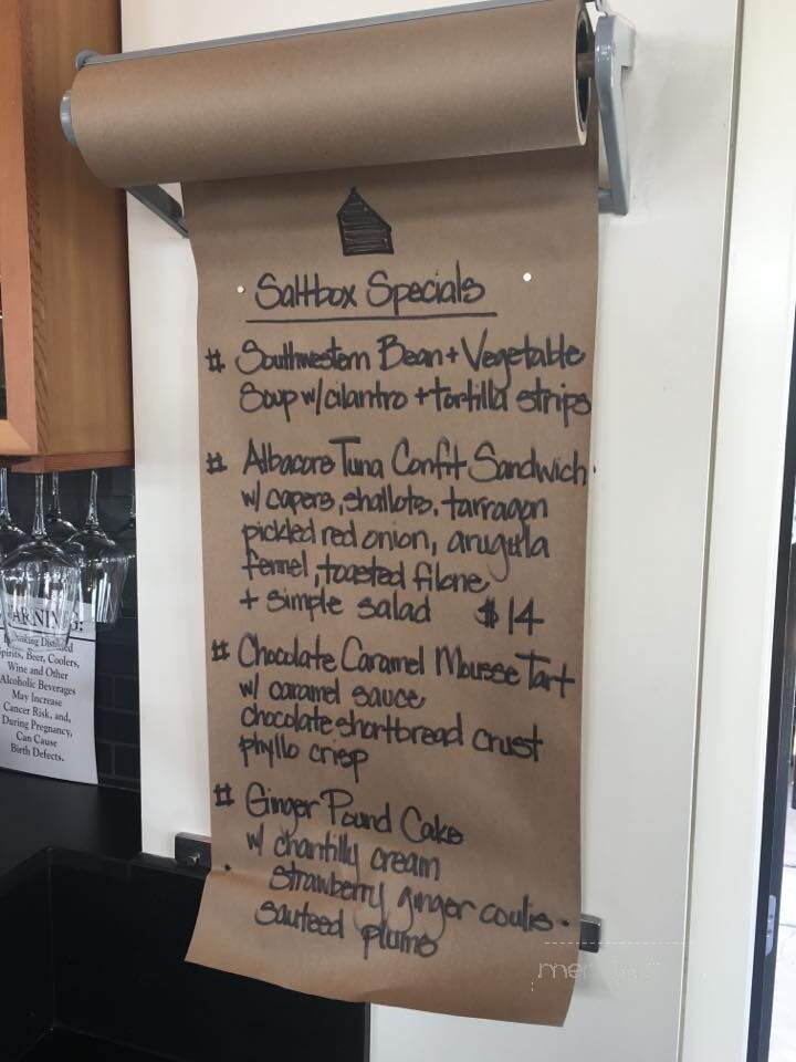 Johnston's Saltbox - San Carlos, CA menu_pic