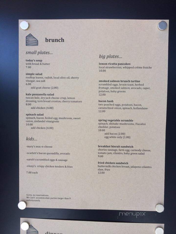 Johnston's Saltbox - San Carlos, CA menu_pic