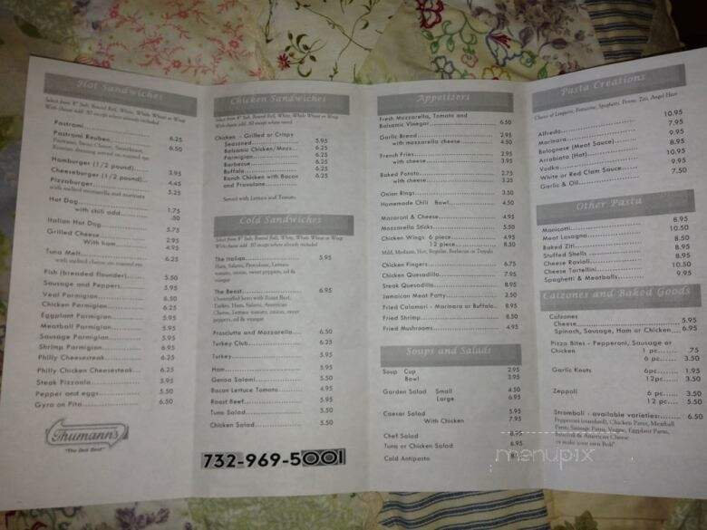 Alfredos pizza and restaurant - Carteret, NJ menu_pic