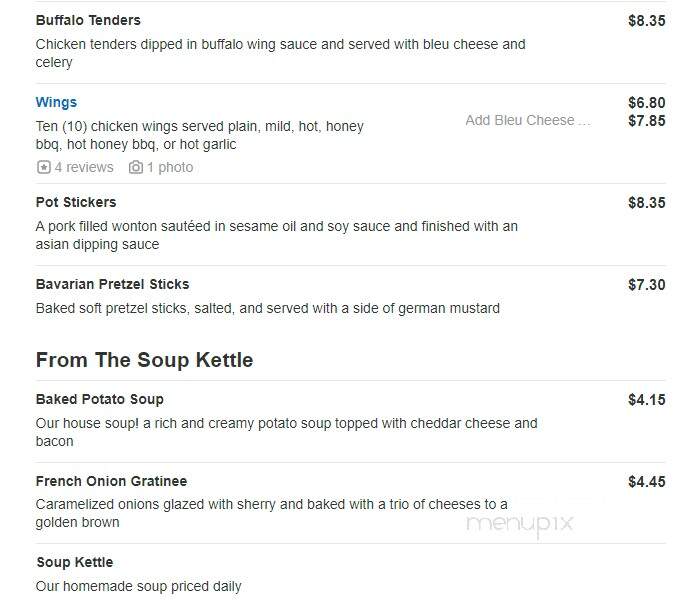 Cassell's Grille - Mount Holly Springs, PA menu_pic