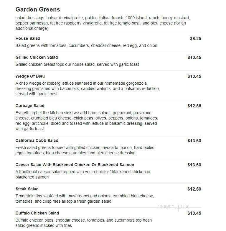 Cassell's Grille - Mount Holly Springs, PA menu_pic