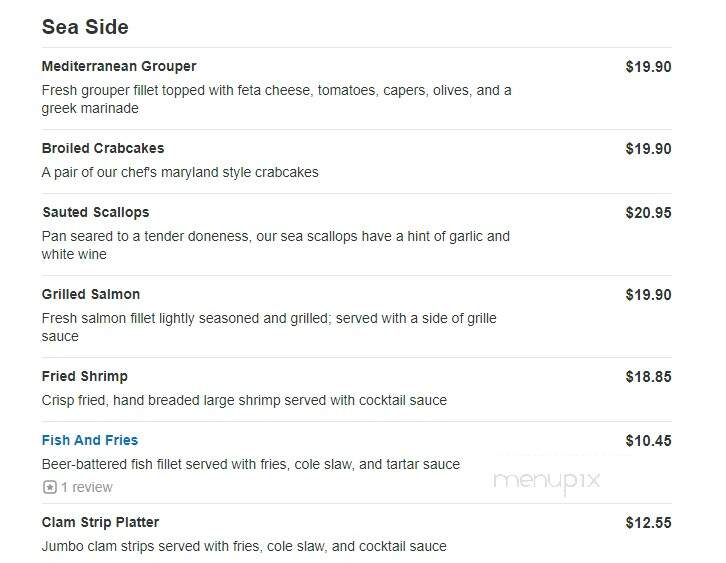 Cassell's Grille - Mount Holly Springs, PA menu_pic