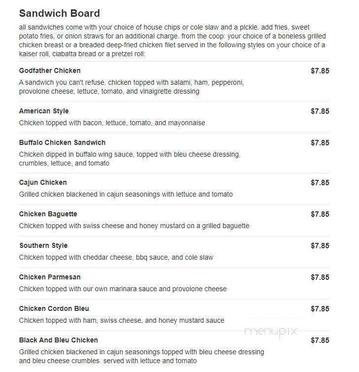 Cassell's Grille - Mount Holly Springs, PA menu_pic