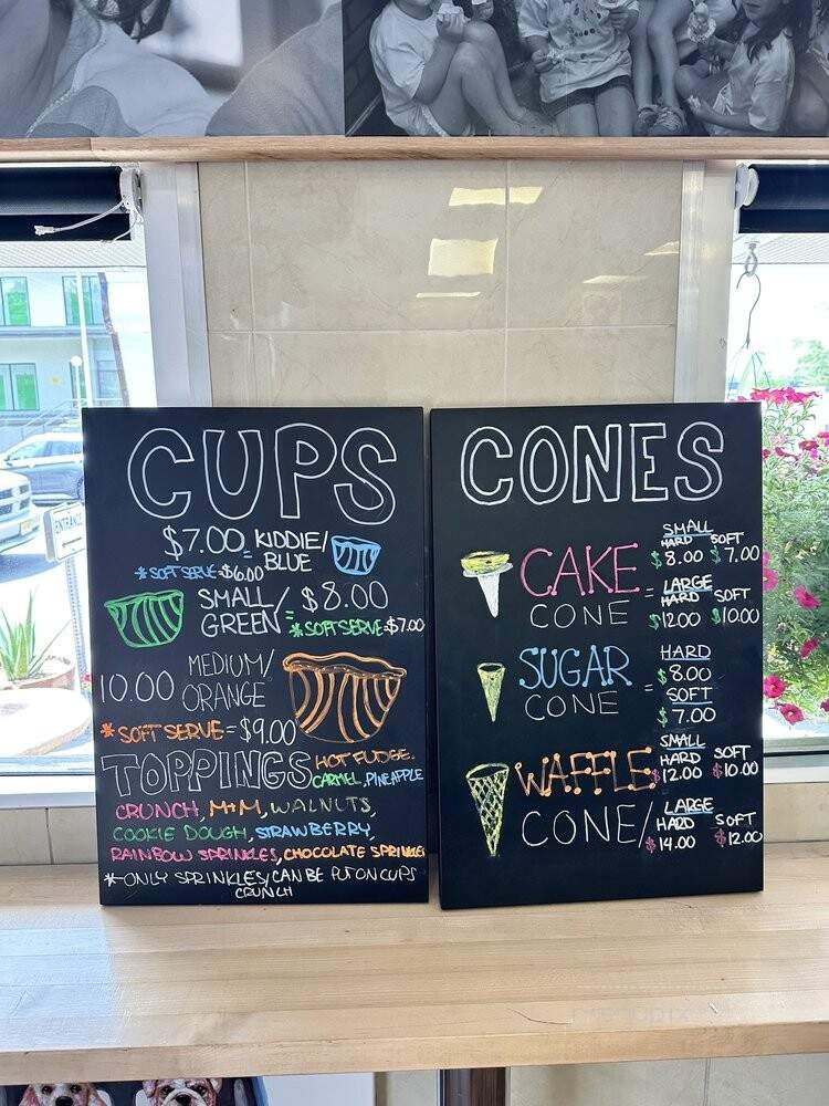 Ice Cream on Grand - Englewood, NJ menu_pic