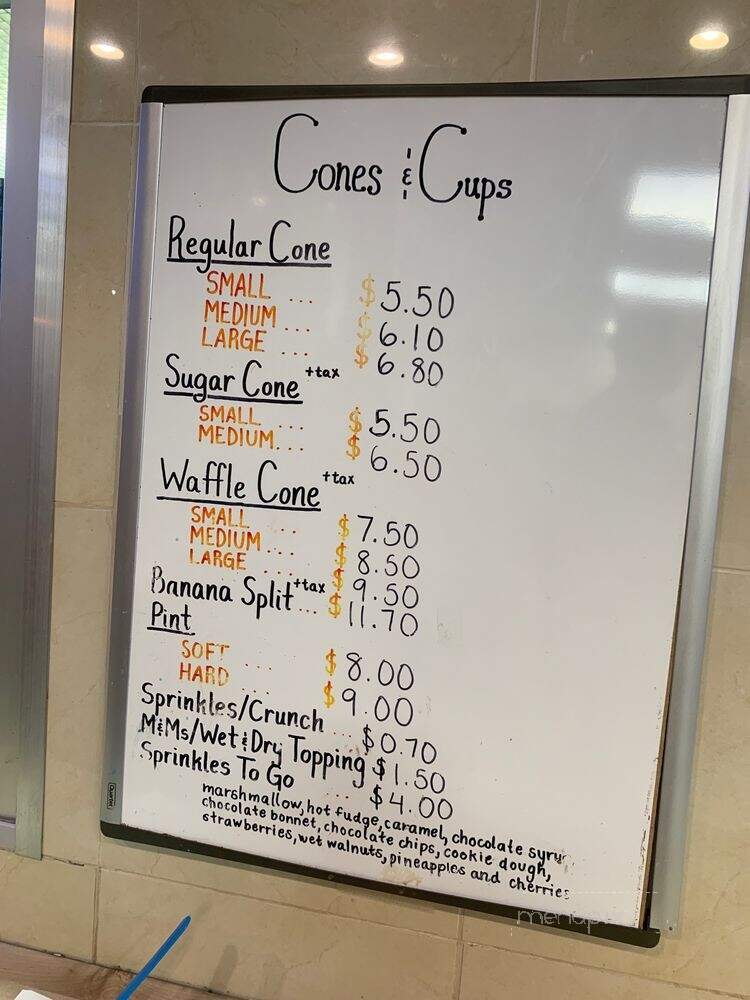 Ice Cream on Grand - Englewood, NJ menu_pic