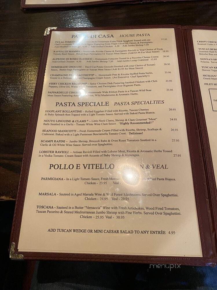 Toscana 52 - Feasterville Trevose, PA menu_pic