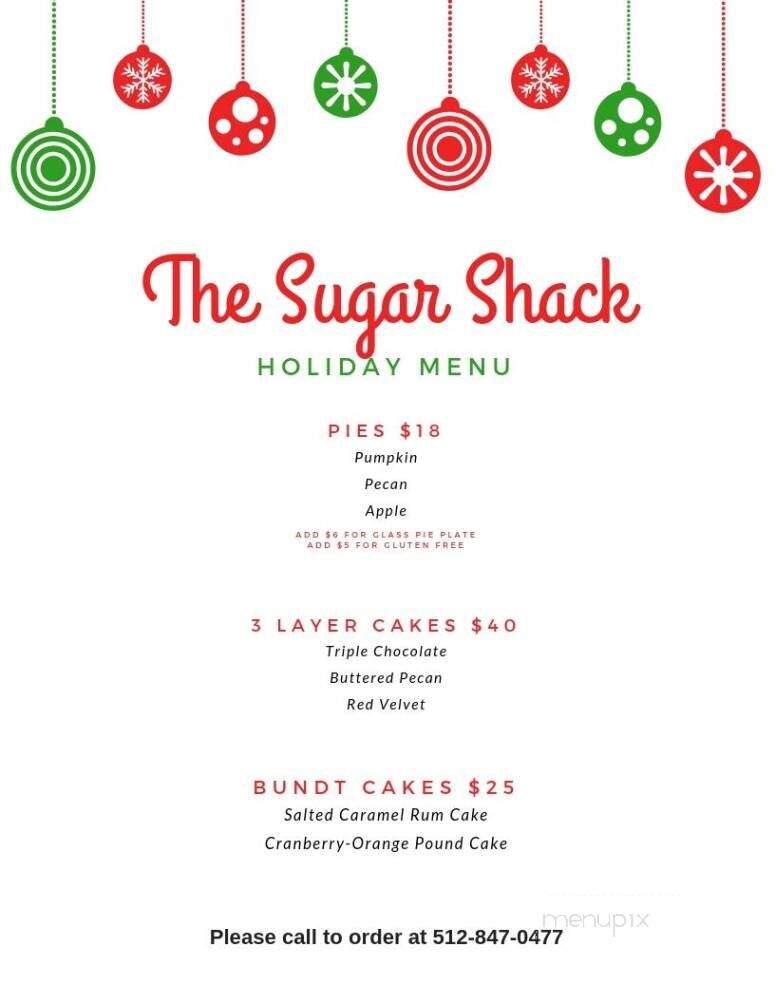 Sugar Shack Bakery - Wimberley, TX