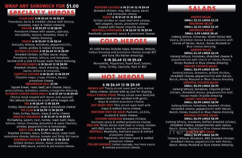 My Hero Subs and Pub - Phelan, CA menu_pic
