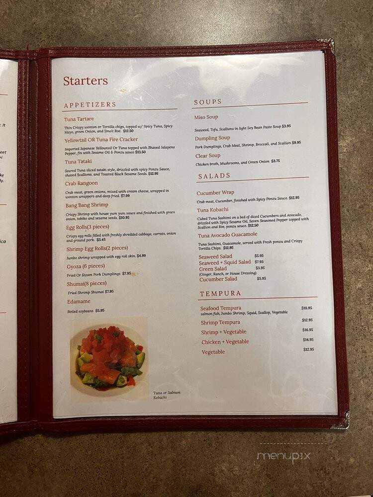 Chef Sake's Restaurant and Sushi Bar - Mobile, AL menu_pic