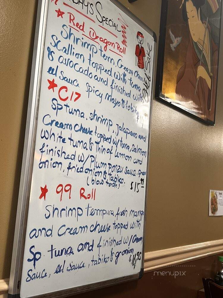 Chef Sake's Restaurant and Sushi Bar - Mobile, AL menu_pic