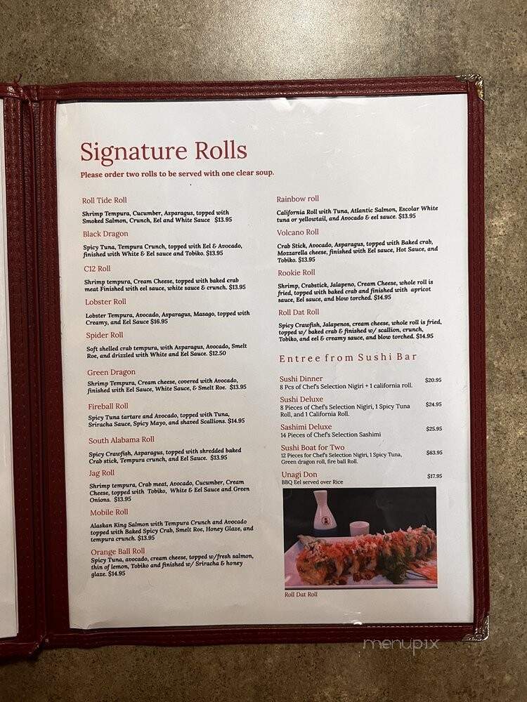 Chef Sake's Restaurant and Sushi Bar - Mobile, AL menu_pic