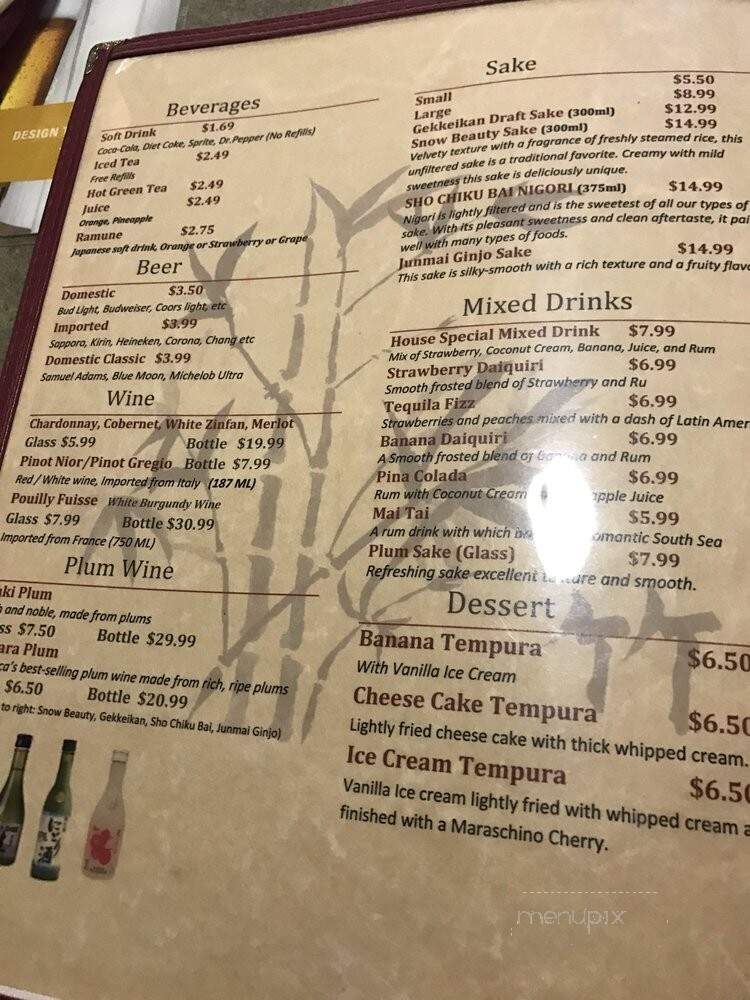 Chef Sake's Restaurant and Sushi Bar - Mobile, AL menu_pic